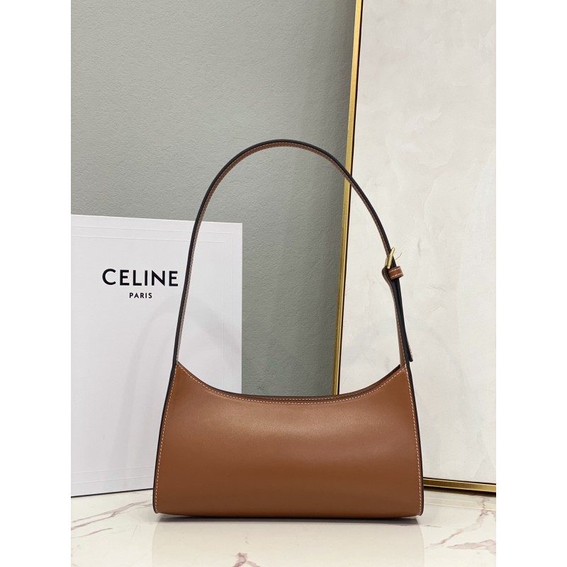 Shop Designer Celine Shoulder bag cuir triomphe 198153 smooth